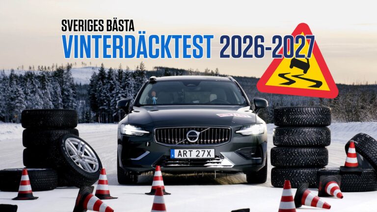 Teste de pneus Teknikens Värld 2026: 235/45 R18 — pneus de inverno